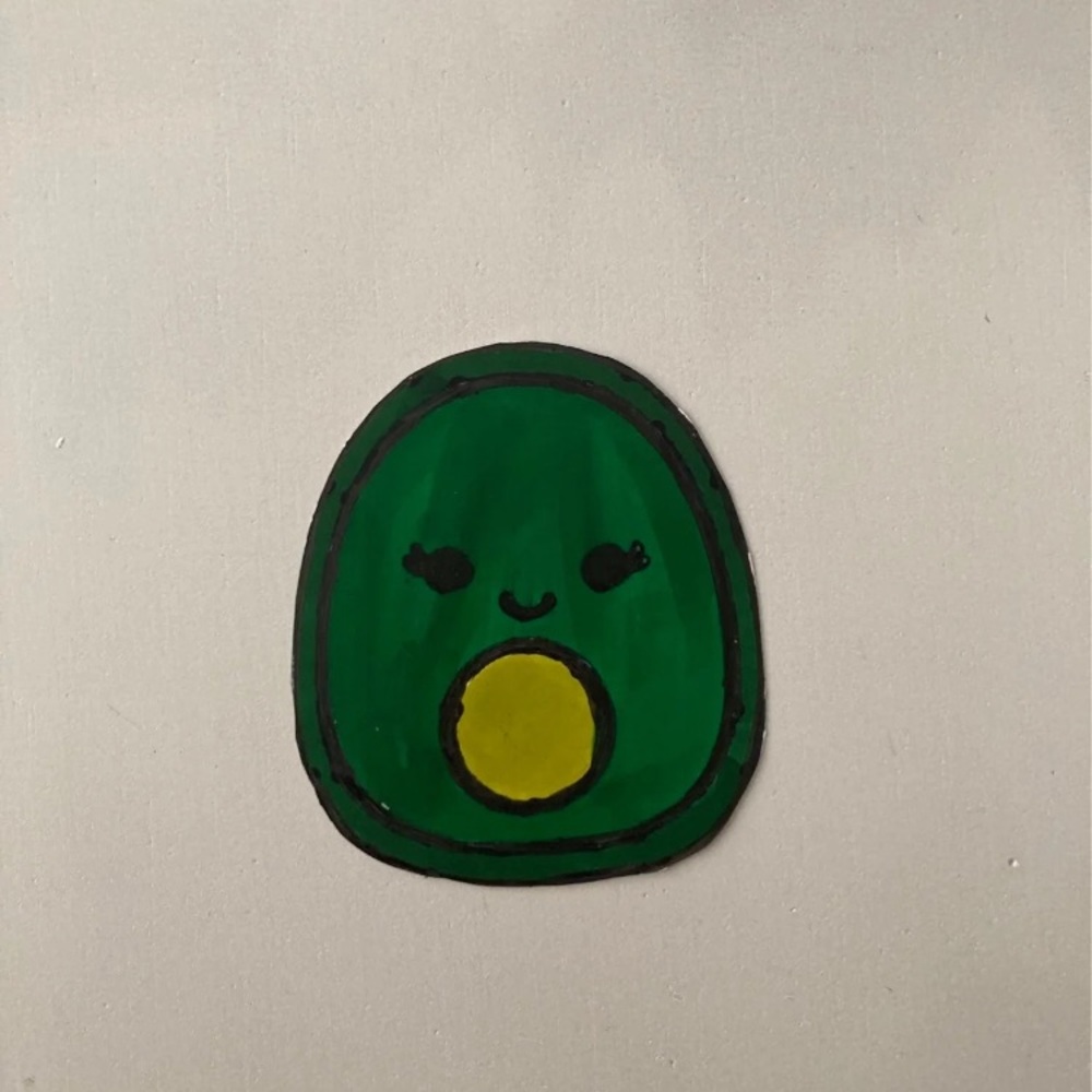 austin the avocado sticker